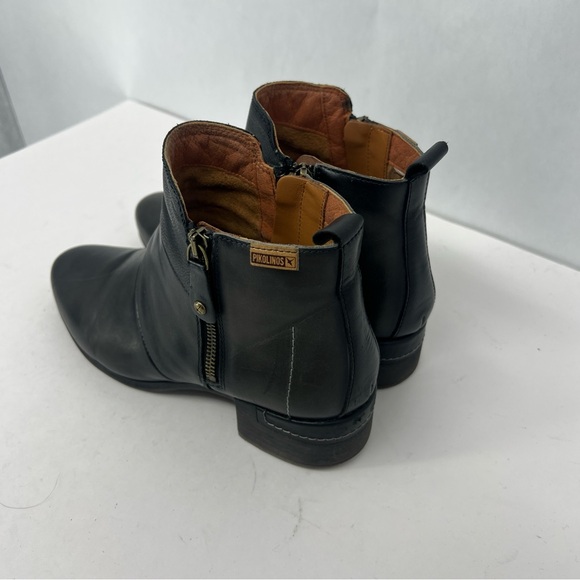 PIKOLINOS gray Black Ankle Booties with two Zippers - Picture 7 of 10